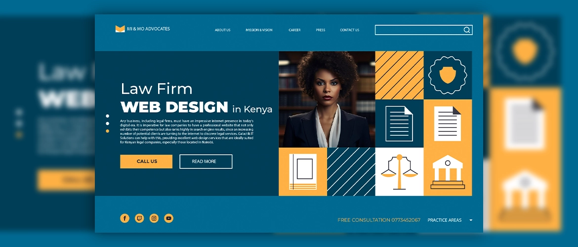 Law Firm Website Design in Nairobi Kenya Advocate Website
