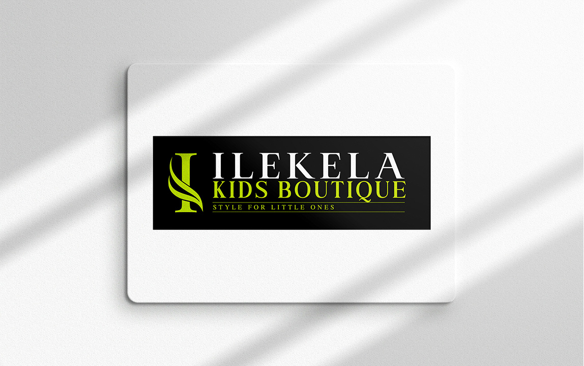 Ilekela kids boutique logo design in kenya