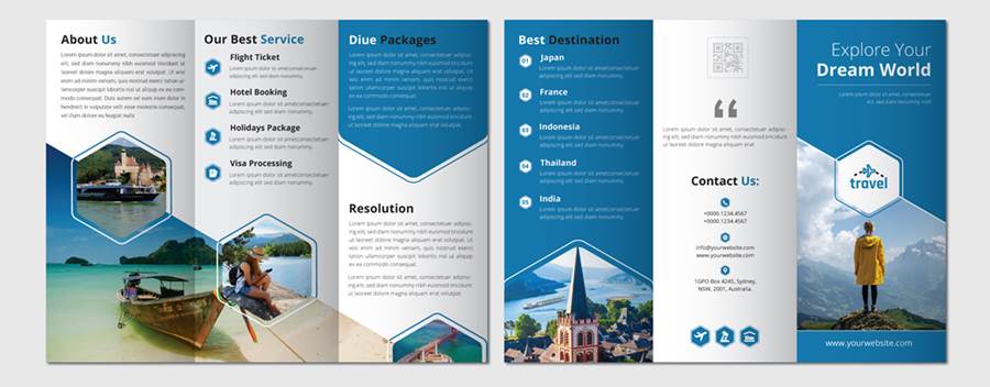 Trifold brochure. The Best Brochure Design Company in Nairobi, Kenya, Kampala, Uganda, Dar es Salaam, Kigali, Rwanda, Juba, South Sudan, and Mogadishu, Somalia is Galactik IT. Galactik IT provides corporate, governmental, non-profit, and small- and medium-sized business clients with expert Brochure design services. With an expert working on your brand visuals at each stage, Galactik IT offers a Brochure design thorough process in Nairobi, Kenya that smoothly takes you from planning to post-launch. Galactik IT never skimped on quality. Galactik IT builds beautifully made, effective graphics by by hand. Logo, company profile, business card, letterhead, brochure, social media posters, flyers designers in nairobi kenya