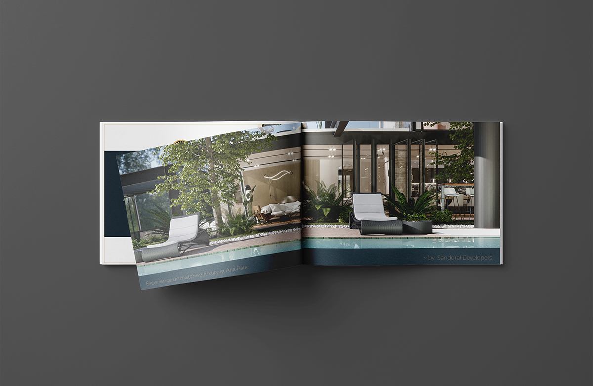 AriaPark Brochure design in Kenya