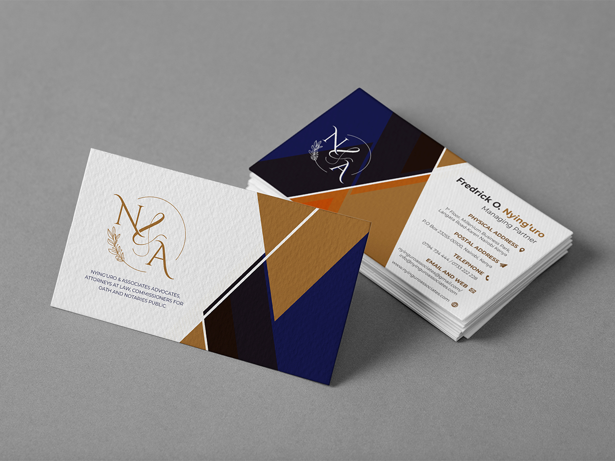 Nying'uro Business Card Design in Kenya