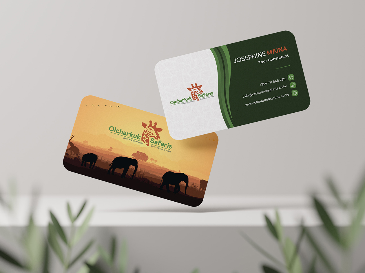 Olcharkut Business Card Design in Kenya